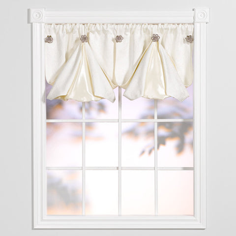 Window Origami™ Elegant Floral - White on White