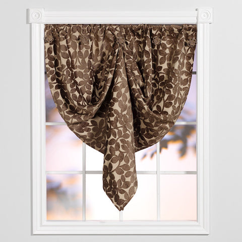 Window Origami™ Lovely Leaves - Beige and Brown