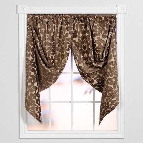Window Origami™ Lovely Leaves - Beige and Brown