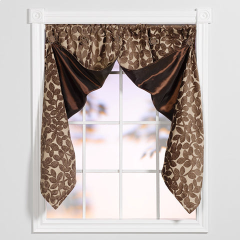 Window Origami™ Lovely Leaves - Beige and Cream