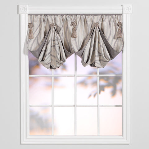 smokey waves fan valance